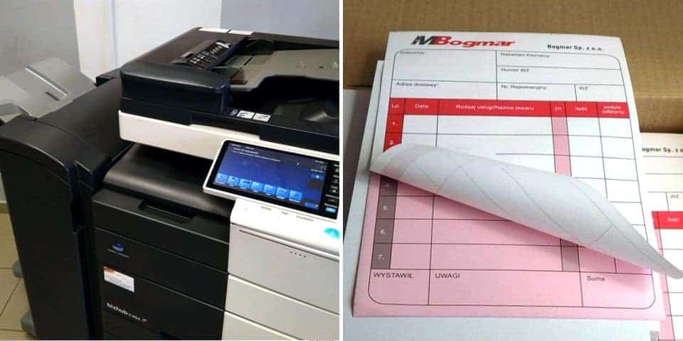 Poligraficzne produkty informacyjne. Materiały kopiowane – xero kolor i drukowane offsetem. Poligraficzne produkty informacyjne. Materiały kopiowane – xero kolor i drukowane offsetem.